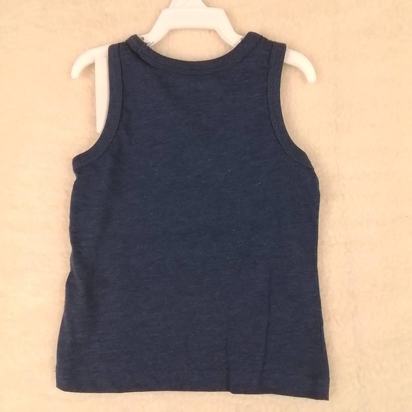 Oshkosh Cotton Blend Tank Boy's Size 12mo in Blue w/ Space Theme - Picture 2 of 7